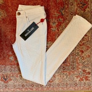 True Religion Halle Mid Rise Super Skinny - White